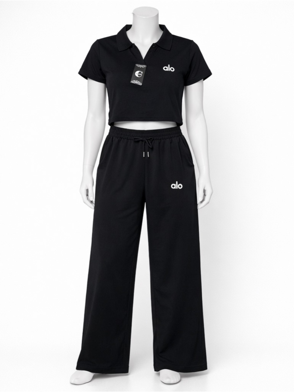 ✨ Chic Black Athleisure 2-Piece Set ✨